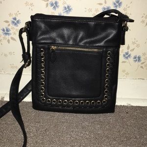 Black cross body bag